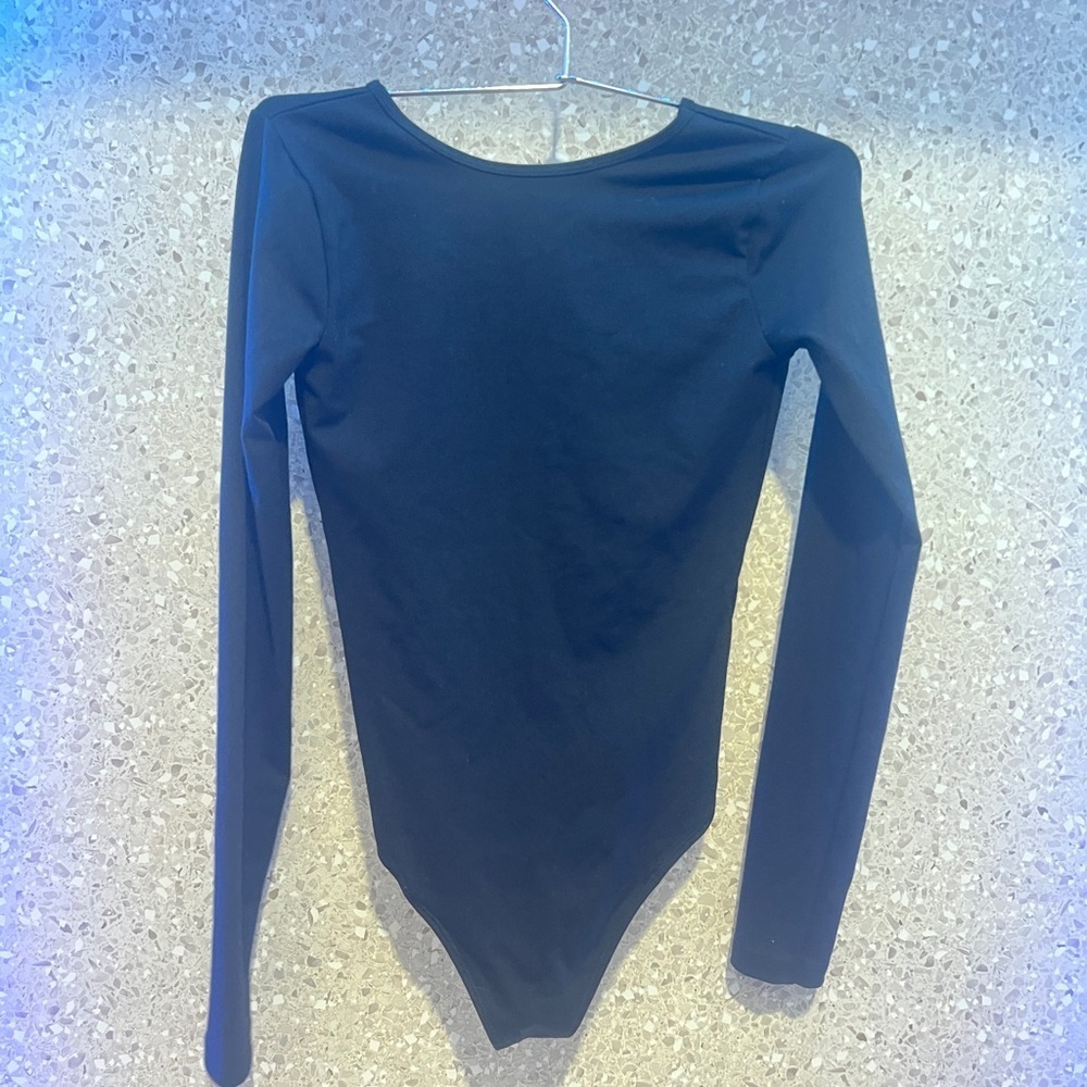 Abercrombie & Fitch Black Long Sleeve Bodysuit - Picture 1 of 5